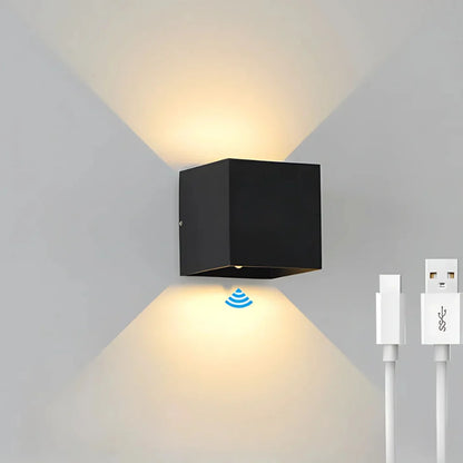 Adjustable Square Wall Light – Flexible Angle, Dimmable Light & Sleek Wall Lamp