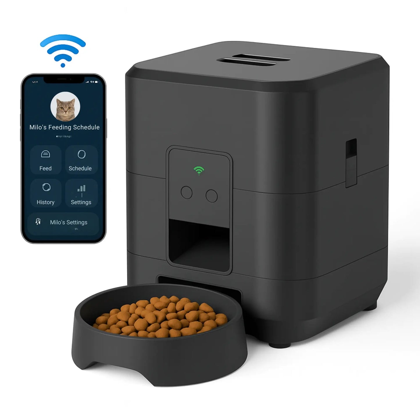Automatic Pet Feeder with App Control – Veliqo PF2 - Veliqo