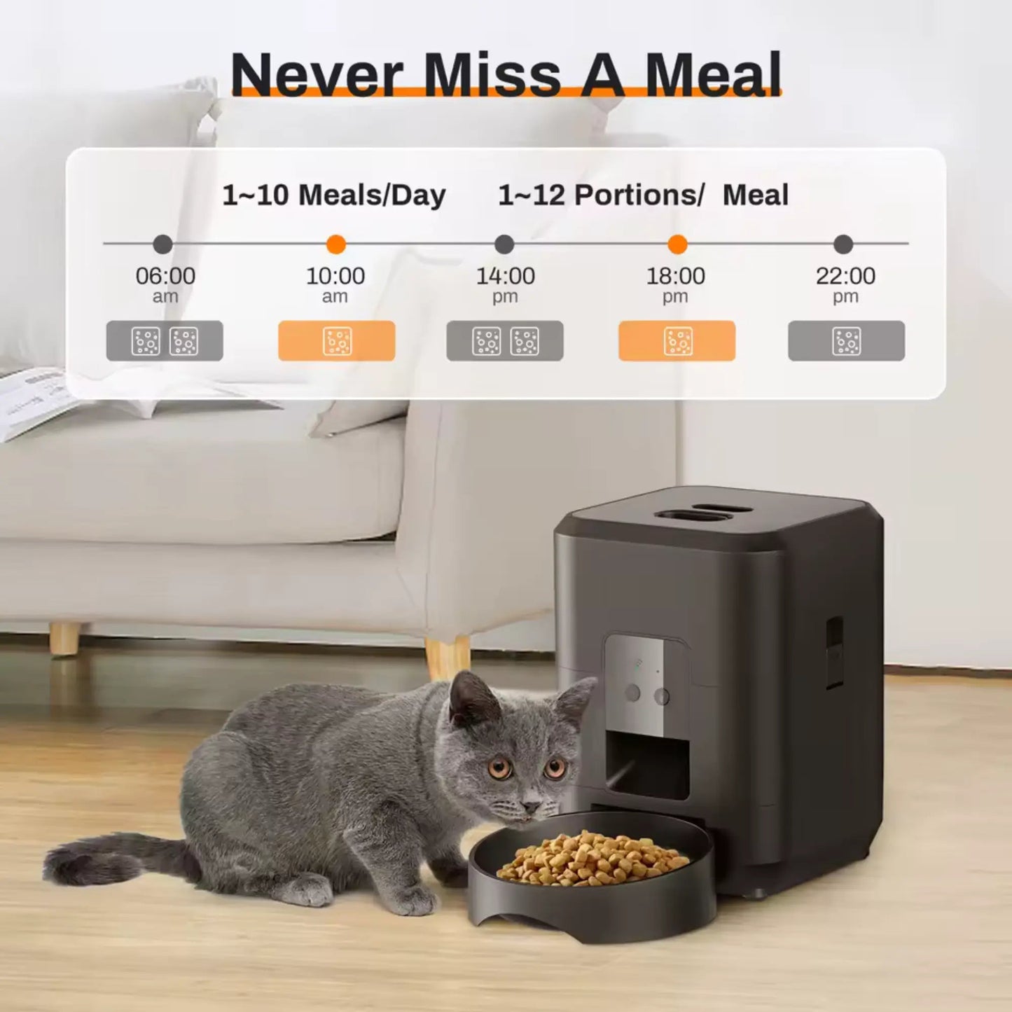 Automatic Pet Feeder with App Control – Veliqo PF2 - Veliqo