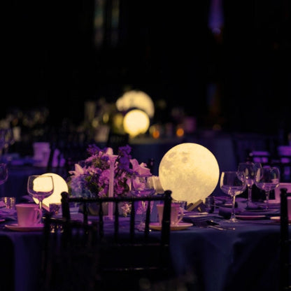 Color Chaning Moon Lamp for Garden - Solar Outdoor Light with Remote Control - Veliqo