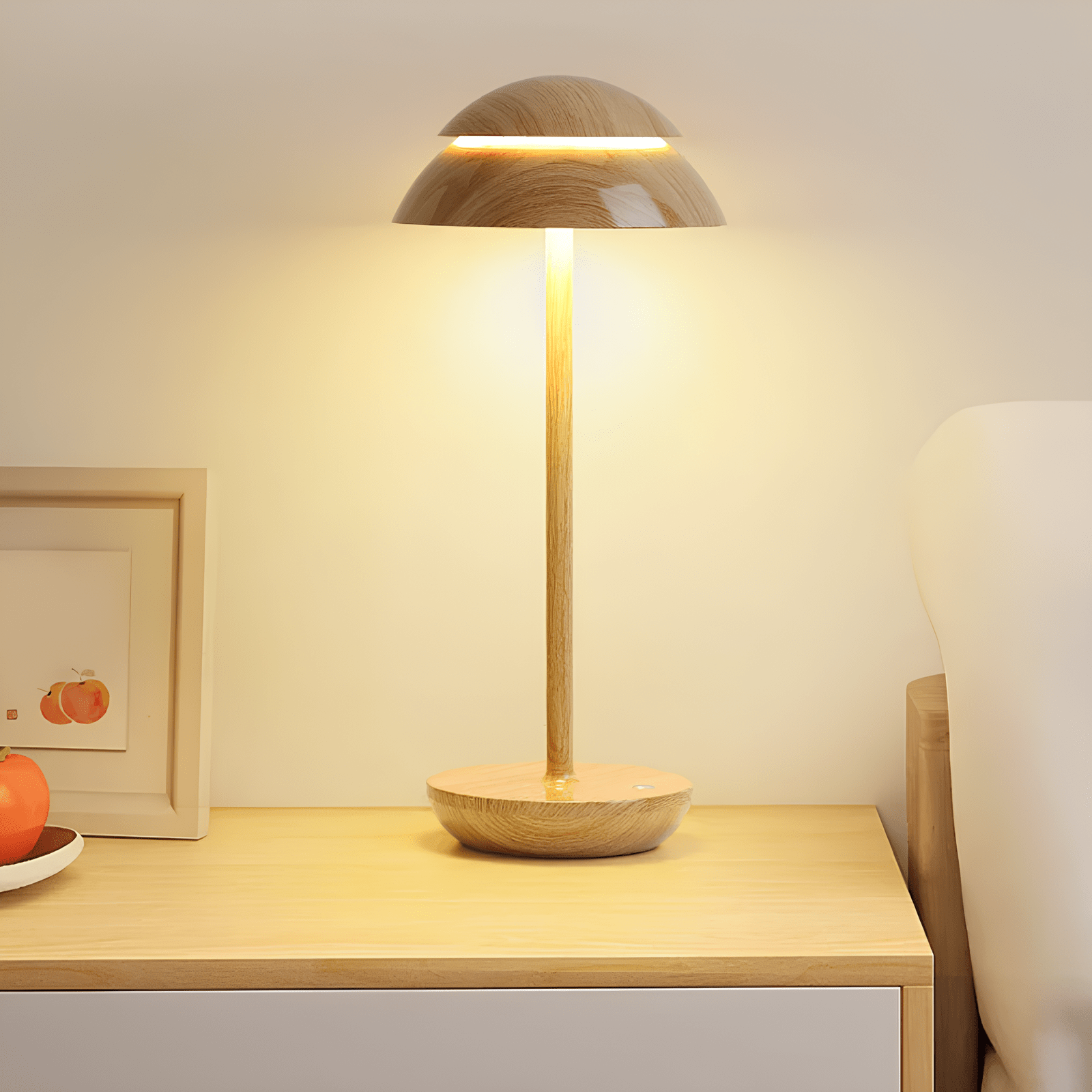 Elegant Table Lamp - Scandinavian Design (Cordless & Rechargeable) - Veliqo
