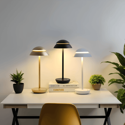 Elegant Table Lamp - Scandinavian Design (Cordless & Rechargeable) - Veliqo
