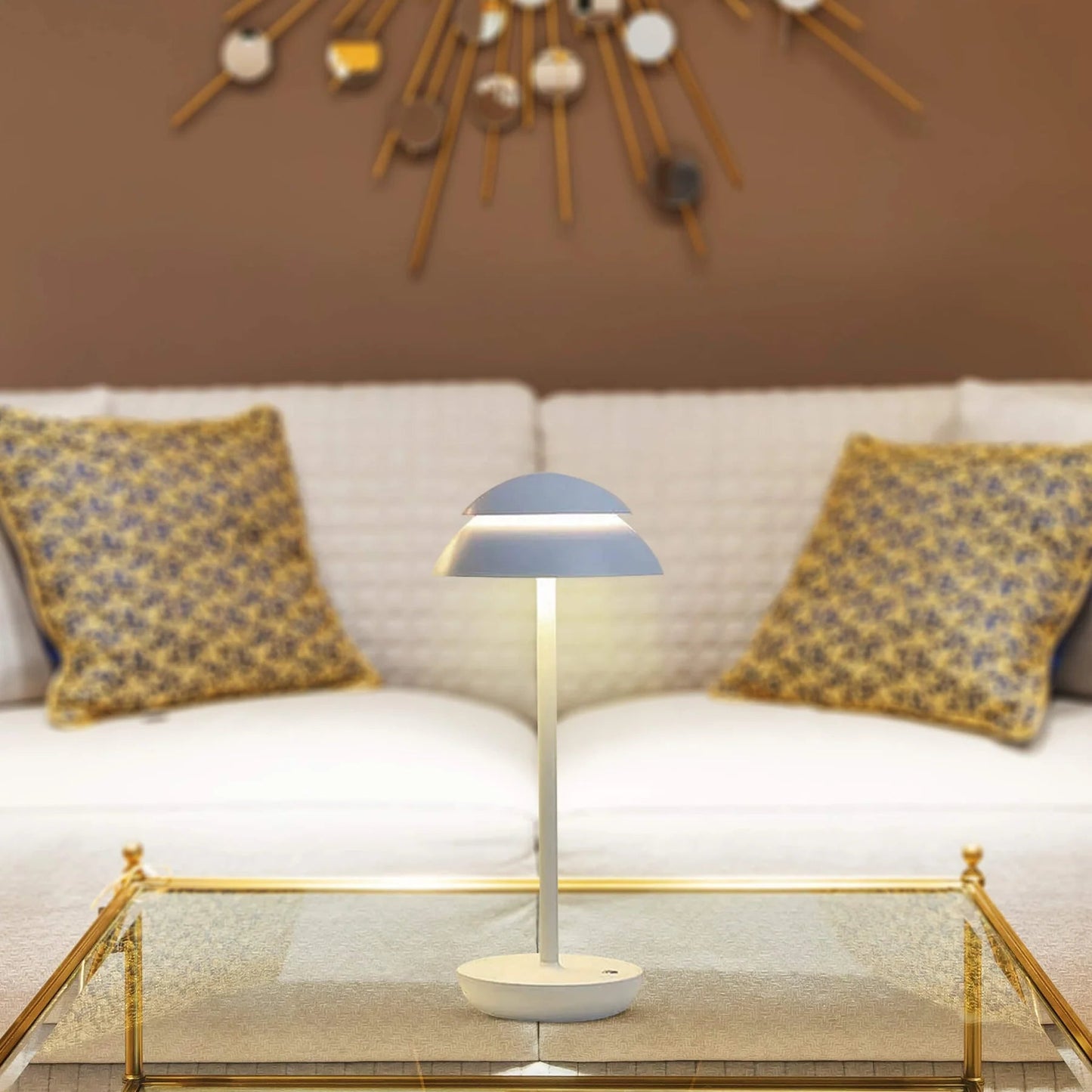 Elegant Table Lamp - Scandinavian Design (Cordless & Rechargeable) - Veliqo