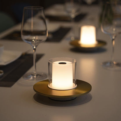 Elegant Touch - Controlled Candle Lamp - Minimalist & Cordless Design - Veliqo