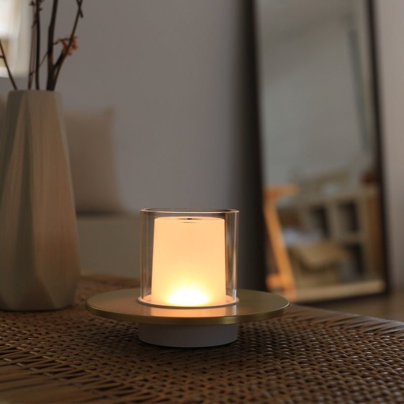 Elegant Touch - Controlled Candle Lamp - Minimalist & Cordless Design - Veliqo