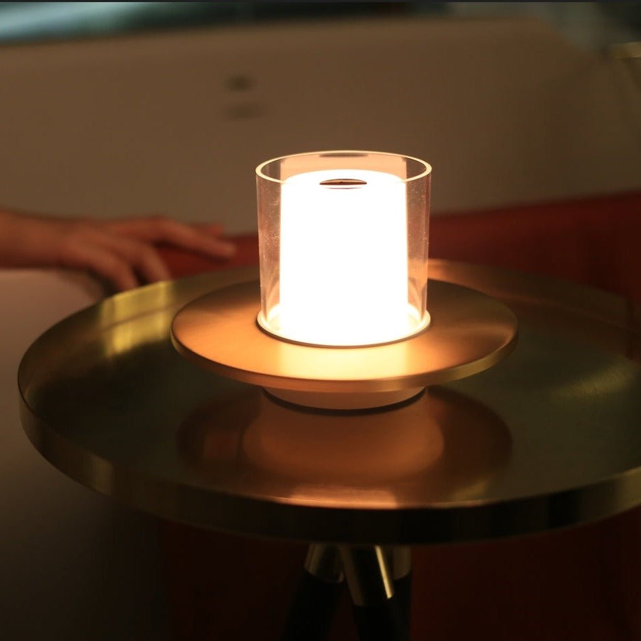 Elegant Touch - Controlled Candle Lamp - Minimalist & Cordless Design - Veliqo