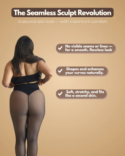 Fleece Lined Leggings – High - Waist Shaping Fit - Veliqo