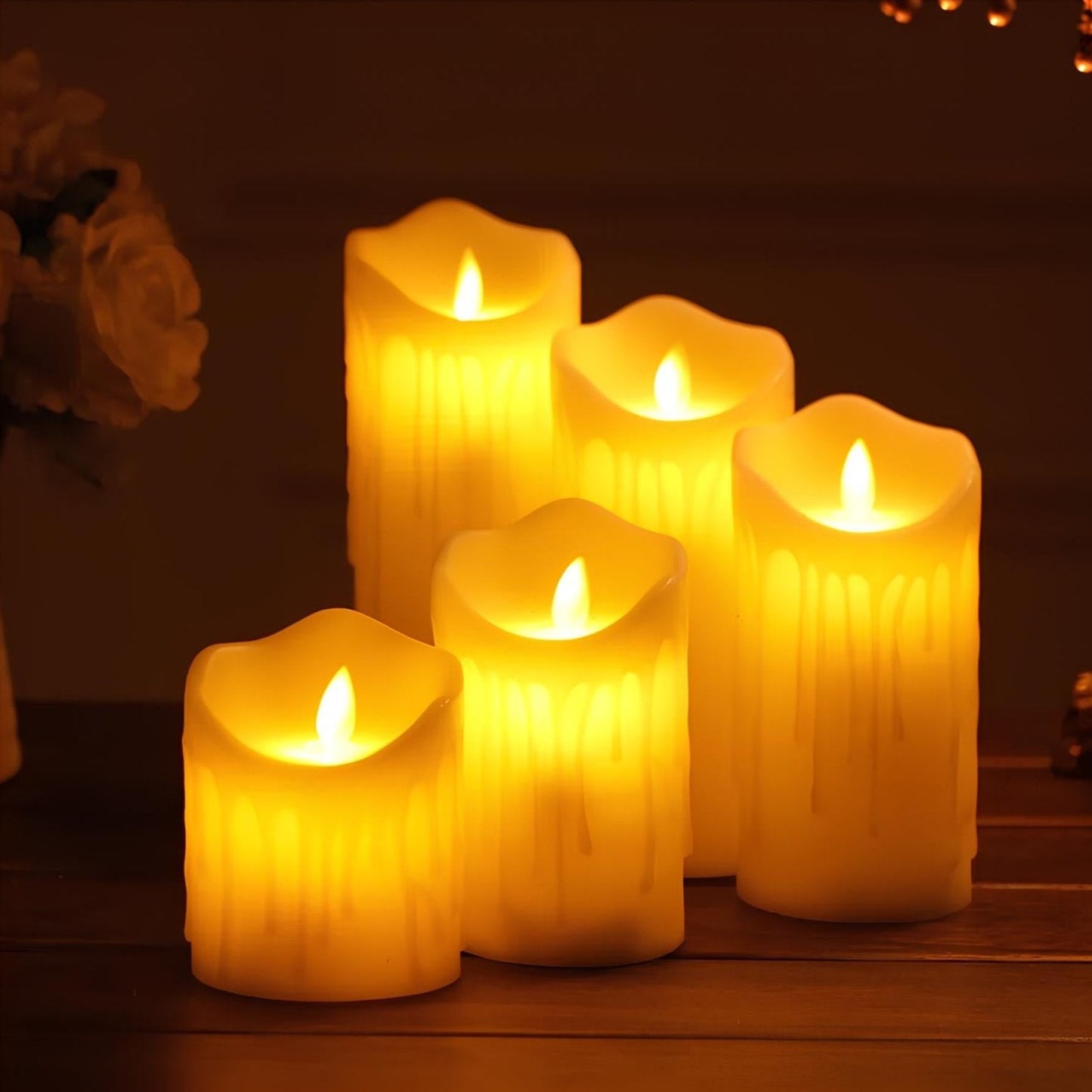 LED Candle Light | Elegant LED Flameless Candles (Battery Operated) - Veliqo