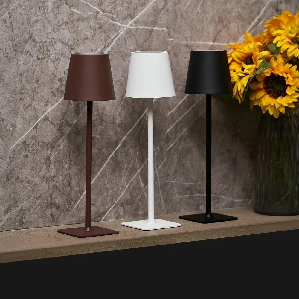 Modern Table Lamp - Dimmable Cordless Ambiance Light - Veliqo