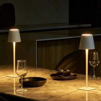 Modern Table Lamp - Dimmable Cordless Ambiance Light - Veliqo