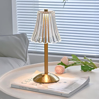 Retro Table Lamp - Elegant Cordless LED Ambiance Lighting - Veliqo