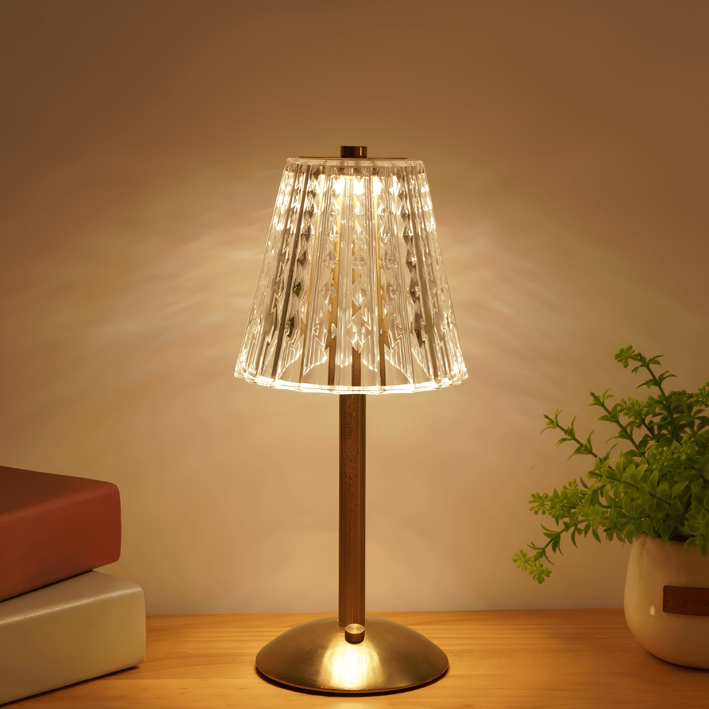 Retro Table Lamp - Elegant Cordless LED Ambiance Lighting - Veliqo