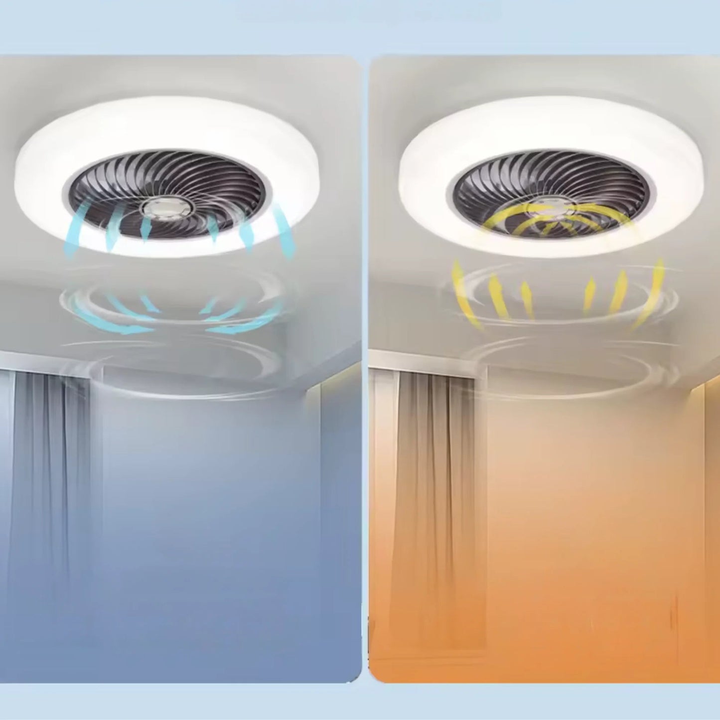 Smart Ceiling Fan with LED Light – Veliqo CF52 - Veliqo