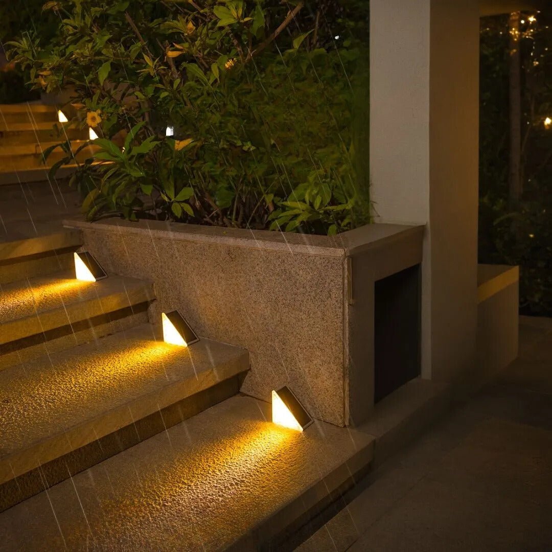 Solar Powered Outdoor Garden Step Lights - Veliqo