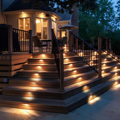 Solar Stair Lights - Stylish Weather - Resistant Stair Step Lamps - Veliqo