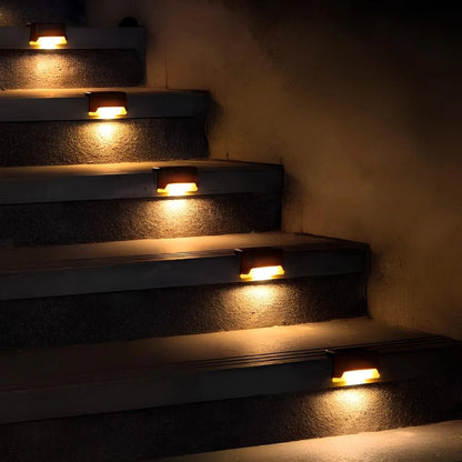 Solar Stair Lights - Stylish Weather - Resistant Stair Step Lamps - Veliqo