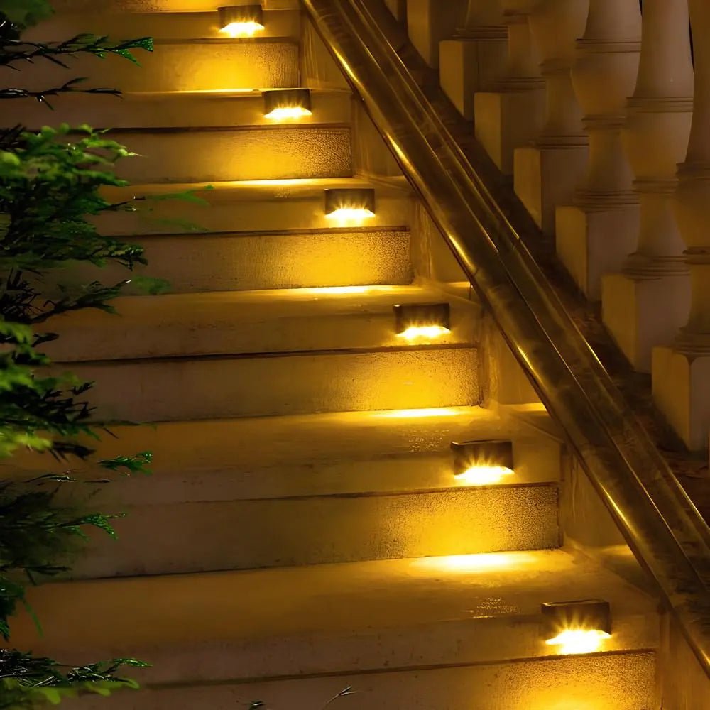 Solar Stair Lights - Stylish Weather - Resistant Stair Step Lamps - Veliqo