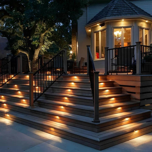 Solar Stair Lights - Stylish Weather - Resistant Stair Step Lamps - Veliqo
