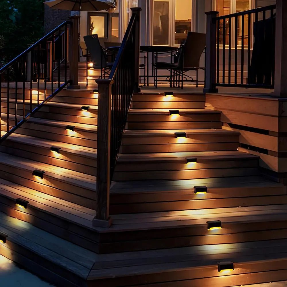 Solar Stair Lights - Stylish Weather - Resistant Stair Step Lamps - Veliqo