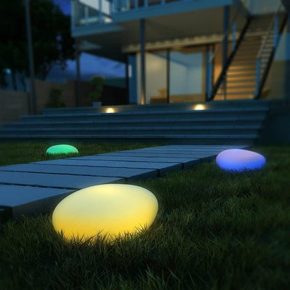 Stone Garden Lamp - Elegant Outdoor Lighting - Veliqo