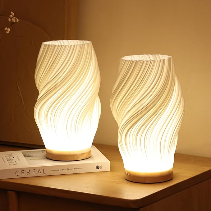 Waveform Ambient Table Lamp – Mood Light With Adjustable Tone & Brightness - Veliqo